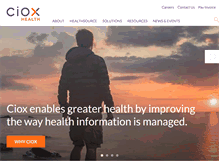 Tablet Screenshot of healthport.com